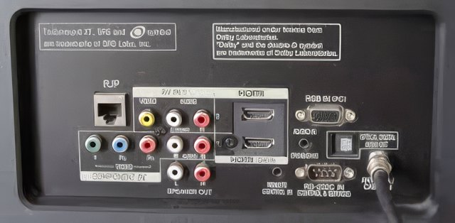 LG TV with multiple HDMI ports