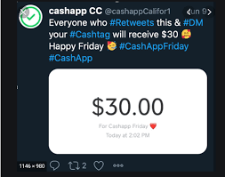 Earn Free Money with Cash App Friday!