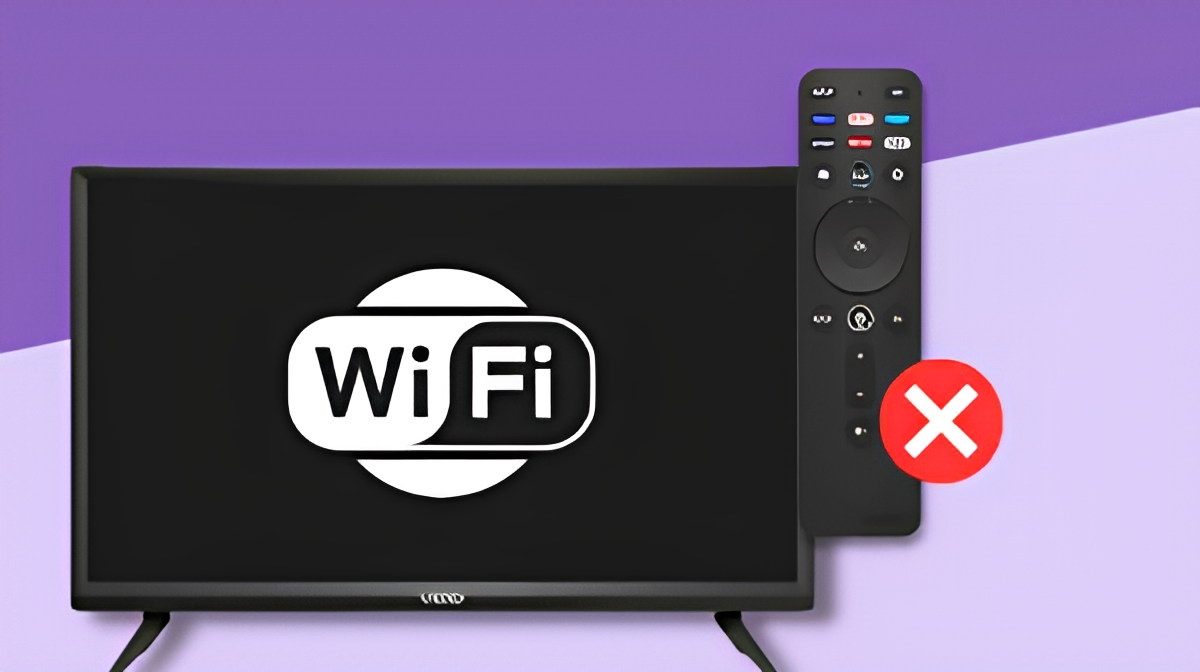 How to connect a Vizio TV to WiFi without a remote?