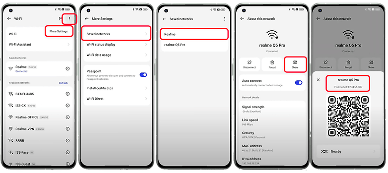 How to see wifi passwords on Android 10 and up phones.